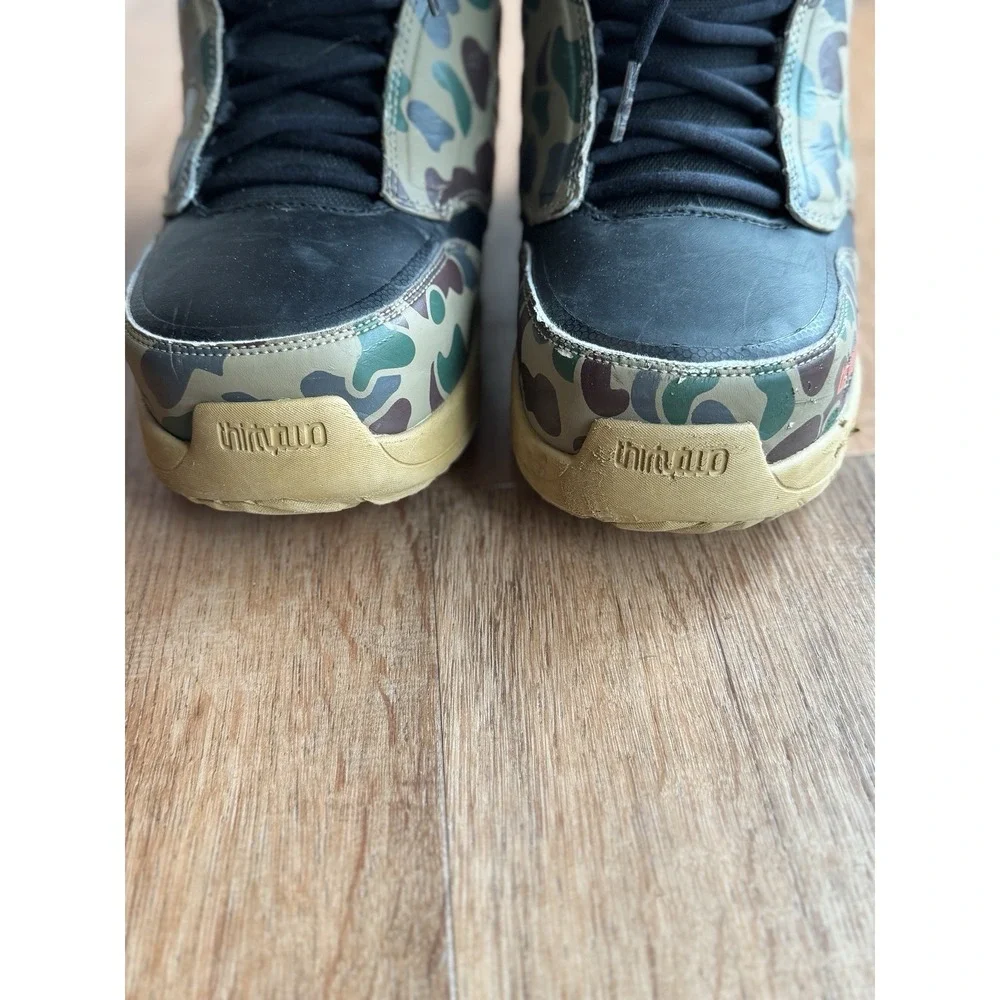ThirtyTwo Lashed Men's Snowboard Boots Sz 11.5 Camouflage Winter Sports *Read